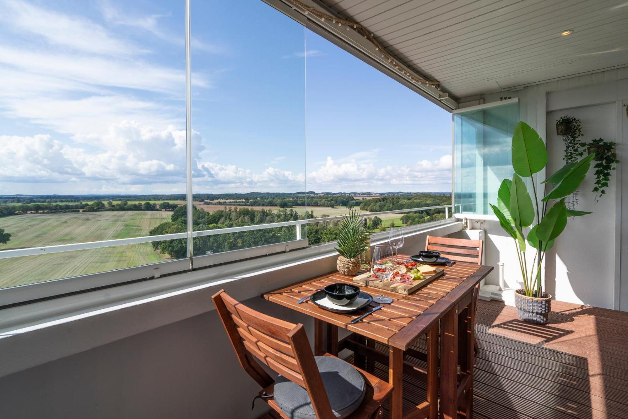"Penthouse Wolke 12" Mit Unglaublichem Ausblick - Meerblick เซียร์คสดอร์ฟ ภายนอก รูปภาพ